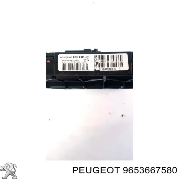 Caja de fusibles 9653667580 Peugeot/Citroen