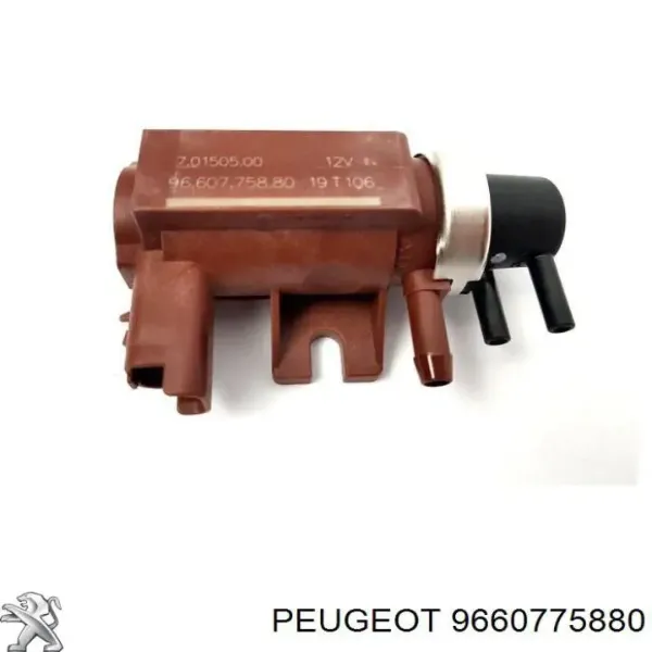 Válvula solenoide de control de presión de sobrealimentación 9660775880 Peugeot/Citroen