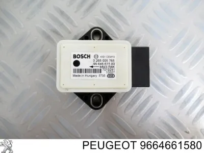 Sensor de aceleración lateral (ESP) PEUGEOT 9664661580