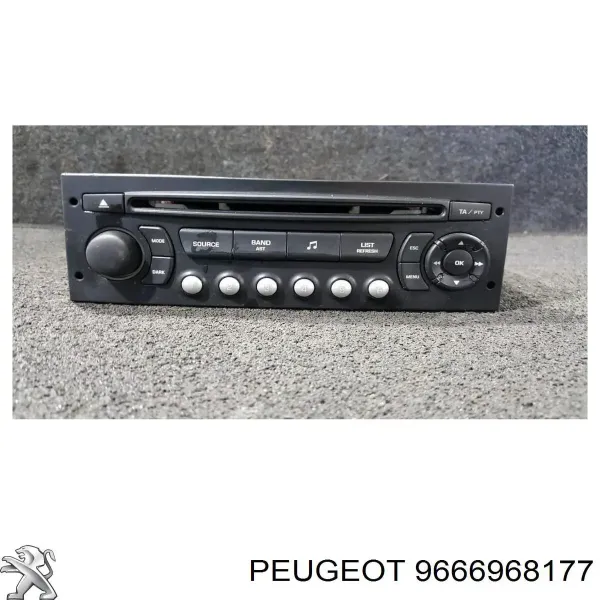 Radio 9666968177 Peugeot/Citroen