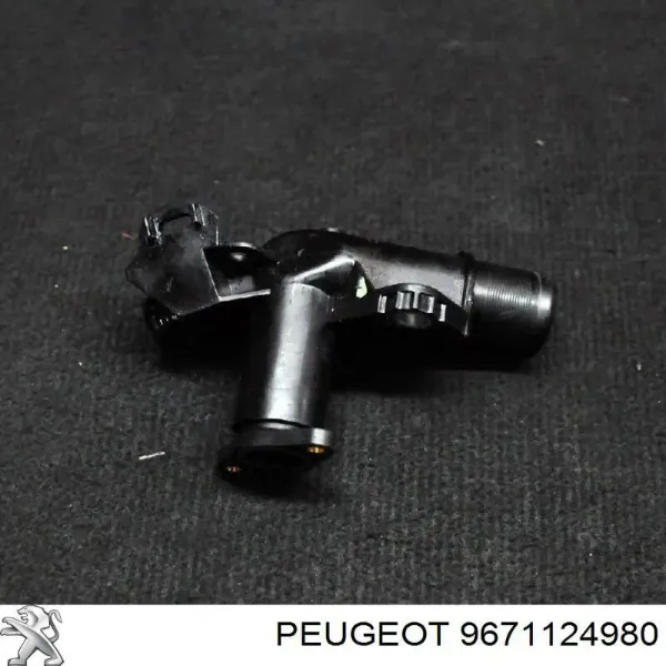 Brida del sistema de refrigeración (triple unión) 9671124980 Peugeot/Citroen