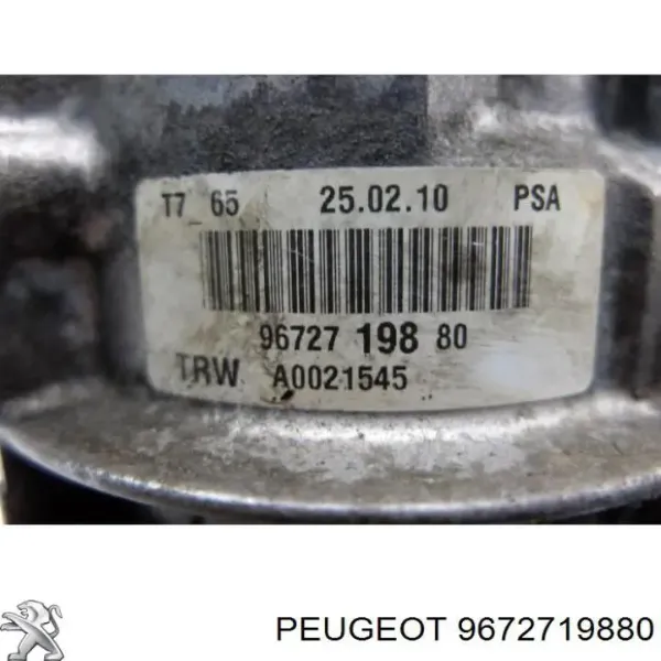 Bomba de dirección 9672719880 Peugeot/Citroen