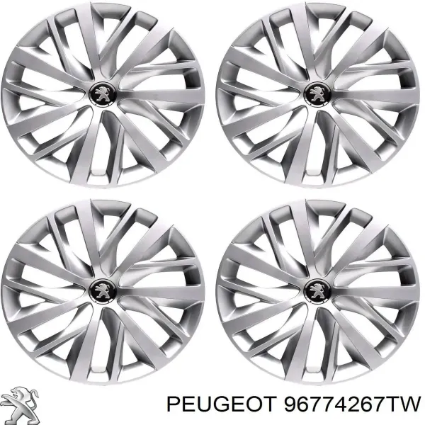 Tapacubos 96774267TW Peugeot/Citroen