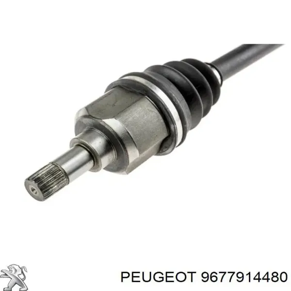 Semieje delantero izquierdo 9677914480 Peugeot/Citroen