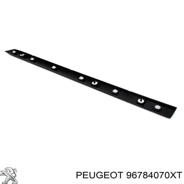Moldura de puerta delantera izquierda 96784070XT Peugeot/Citroen