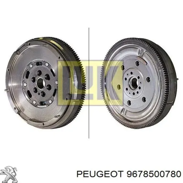 Volante motor 9678500780 Peugeot/Citroen
