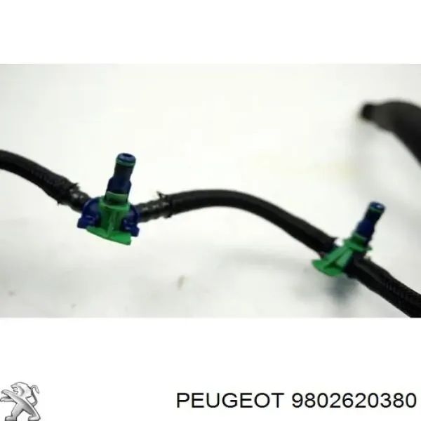 Tubería de retorno de combustible de los inyectores 9802620380 Peugeot/Citroen