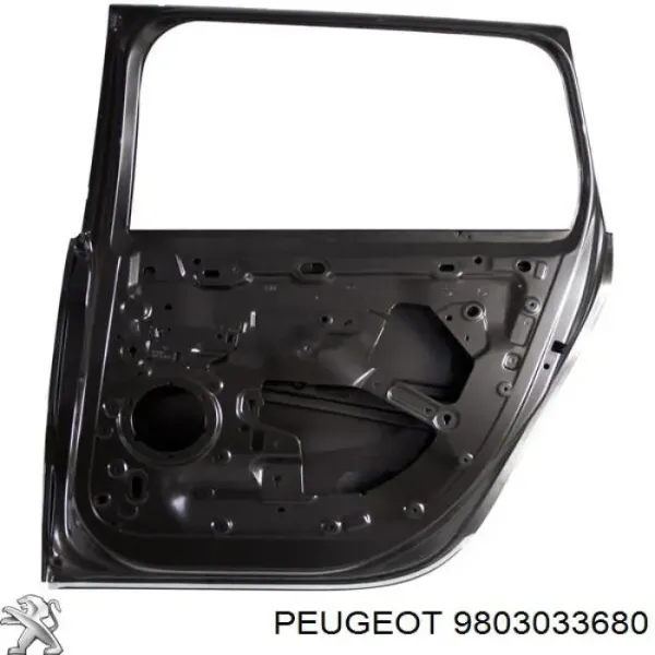 Puerta trasera derecha 9803033680 Peugeot/Citroen