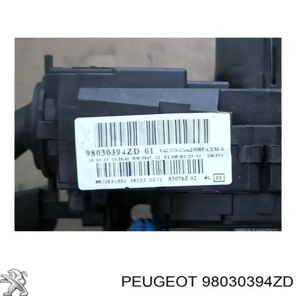 Conmutador columna dirección 98030394ZD Peugeot/Citroen