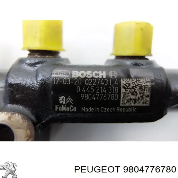 Rampa de combustible 9804776780 Peugeot/Citroen