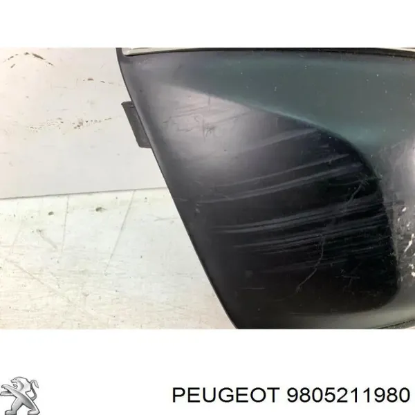 Tapa de rejilla de faro antiniebla delantero derecho 9805211980 Peugeot/Citroen