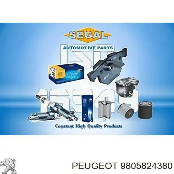Amortiguador delantero derecho 9805824380 Peugeot/Citroen