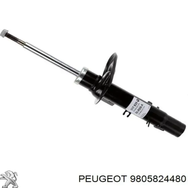 Amortiguador delantero izquierdo 9805824480 Peugeot/Citroen