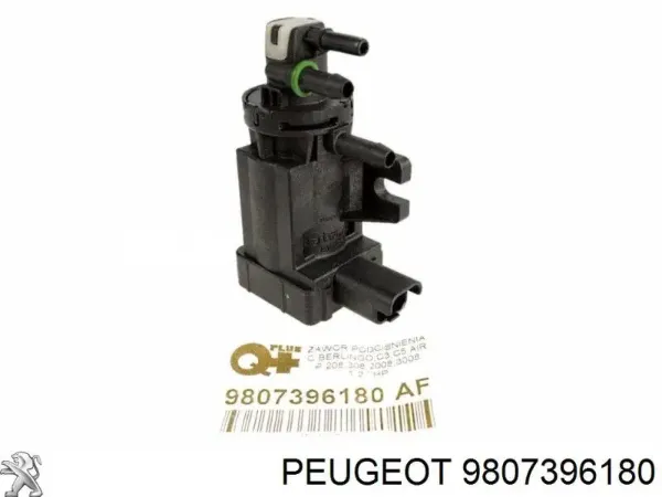Válvula de solenoide de control de mariposa EGR 9807396180 Peugeot/Citroen