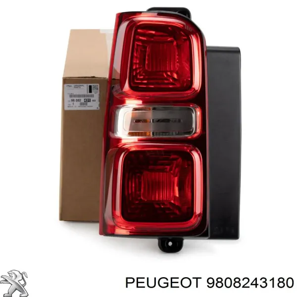 Piloto trasero izquierdo 9808243180 Peugeot/Citroen