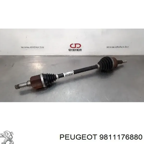Semieje delantero izquierdo 9811176880 Peugeot/Citroen