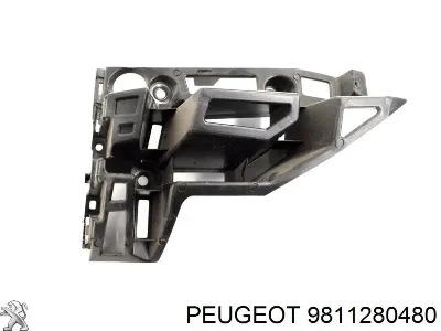 Soporte de guía para parachoques trasero, izquierda PEUGEOT 9811280480