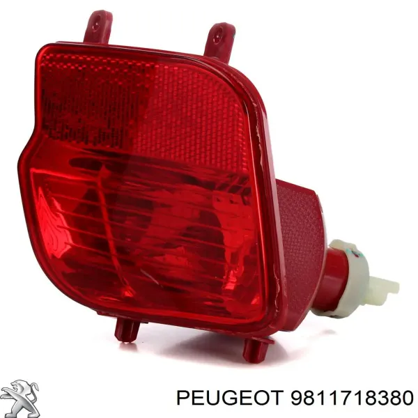 Luz antiniebla trasera derecha 9811718380 Peugeot/Citroen
