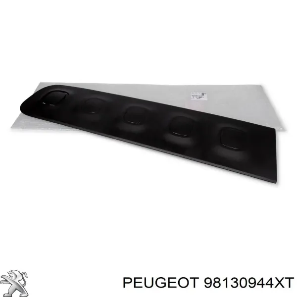 Moldura de puerta trasera izquierda 98130944XT Peugeot/Citroen