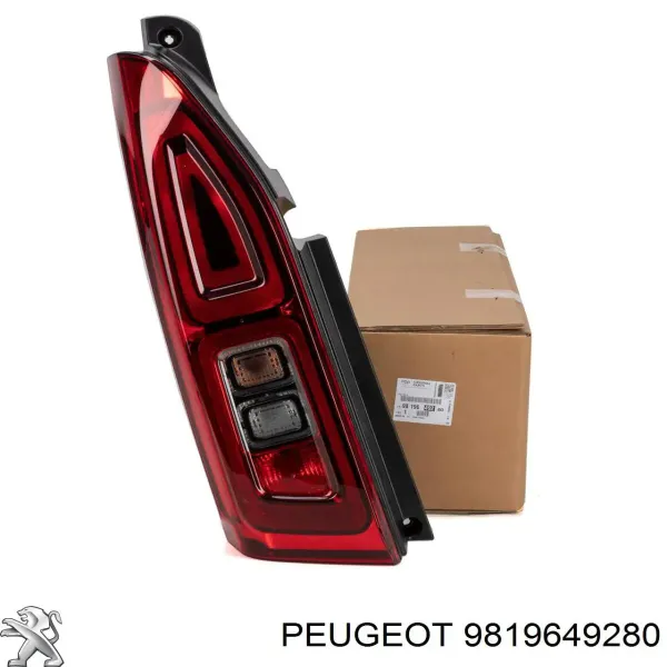 Piloto trasero izquierdo 9819649280 Peugeot/Citroen