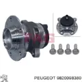 Cubo de rueda trasero Peugeot 3008 MC, MR, MJ, M4