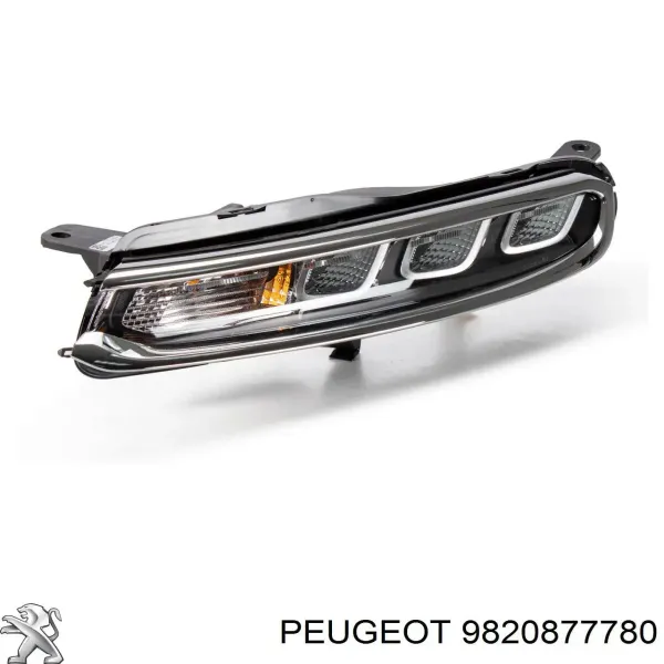 Luz diurna izquierda 9820877780 Peugeot/Citroen