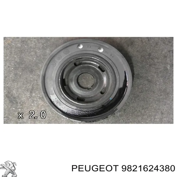 Polea de cigüeñal 9821624380 Peugeot/Citroen