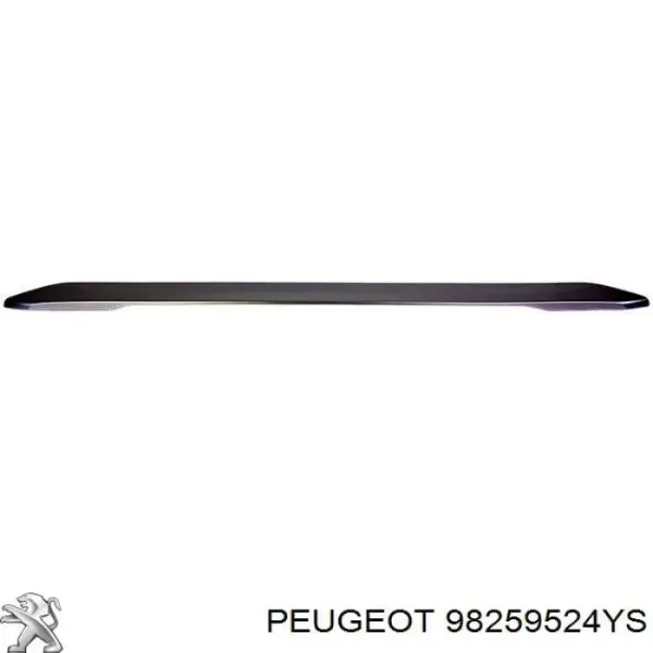 Moldura de parachoques trasero 98259524YS Peugeot/Citroen