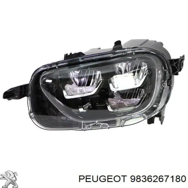 Faro izquierdo 9836267180 Peugeot/Citroen