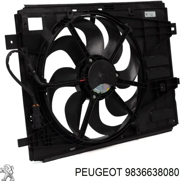 Ventilador de radiador 9806313580 Opel