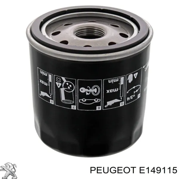 Filtro de aceite E149115 Peugeot/Citroen