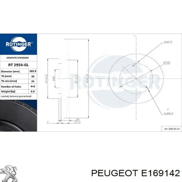 4249J6 Peugeot/Citroen