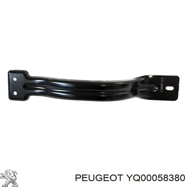 Soporte central del parachoques delantero YQ00058380 Peugeot/Citroen