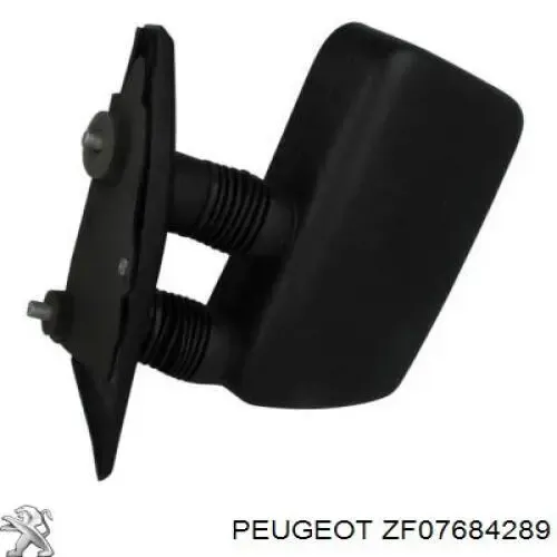 Espejo de retrovisor izquierdo ZF07684289 Peugeot/Citroen