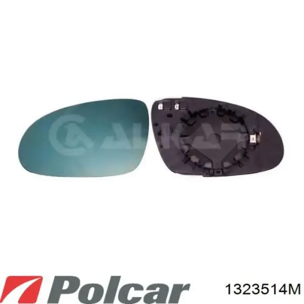 Espejo retrovisor izquierdo 8L1858531 VAG