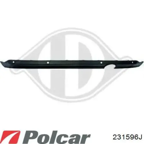 Parachoques trasero 231596J Polcar