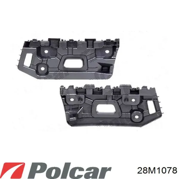 Soporte de parachoques delantero derecho 622224036R Renault (RVI)