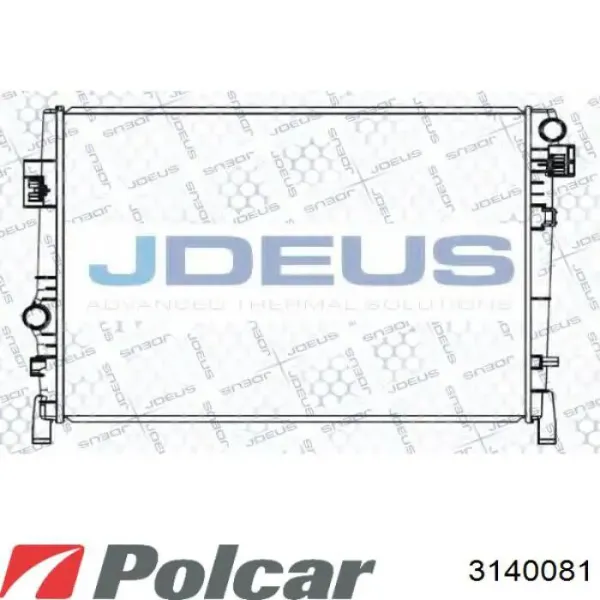 Radiador 3140081 Polcar