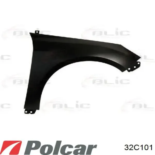Aleta delantera izquierda 32C101 Polcar
