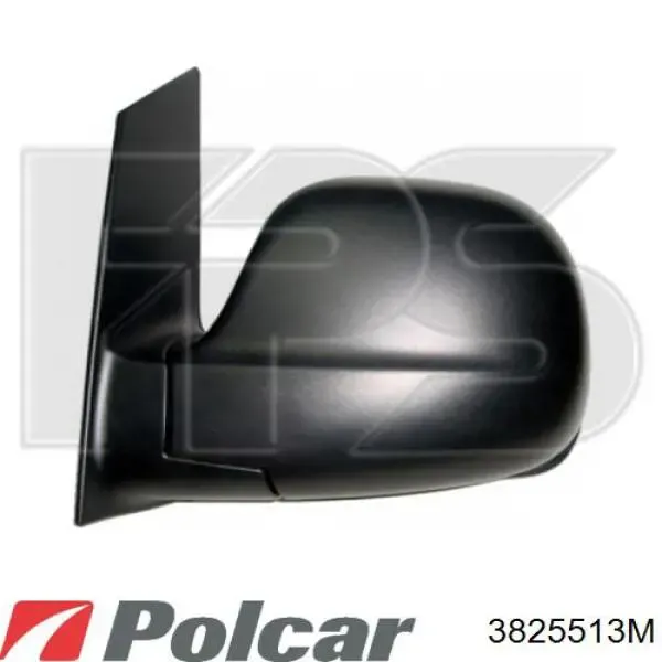 Espejo de retrovisor izquierdo 3825513M Polcar