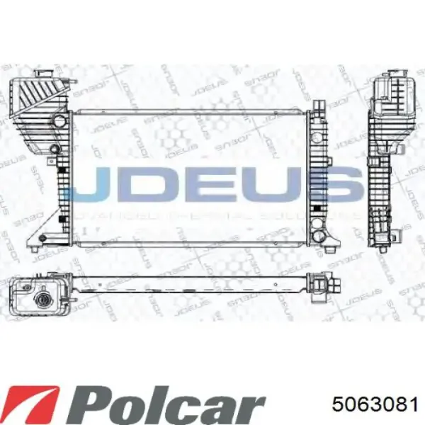Radiador 5063081 Polcar