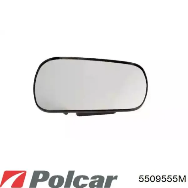 Cristal de espejo retrovisor derecho 5509555M Polcar