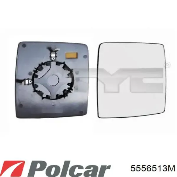 Espejo de retrovisor izquierdo 5556513M Polcar