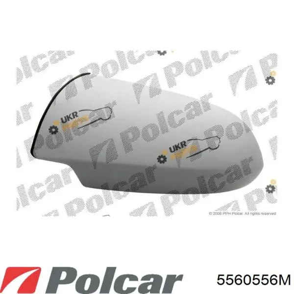 Cristal de espejo retrovisor derecho 5560556M Polcar