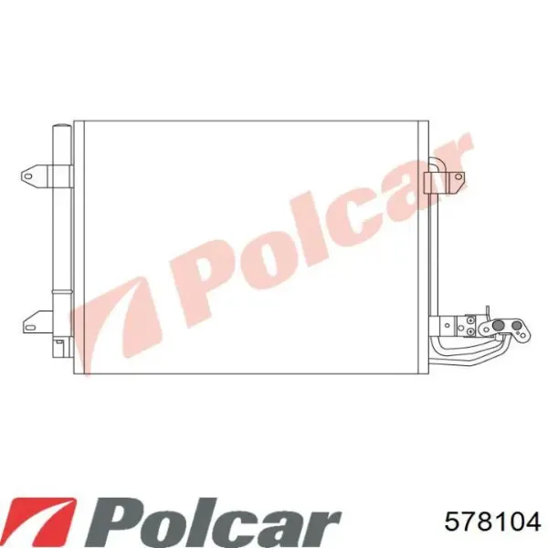 Soporte de radiador  Peugeot 408 RUSSIA