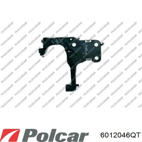 Soporte derecho del radiador (panel de montaje para faros) 6012046 Polcar