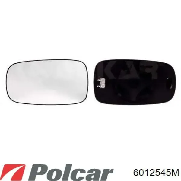 Cristal de espejo retrovisor exterior izquierdo 6012545M Polcar