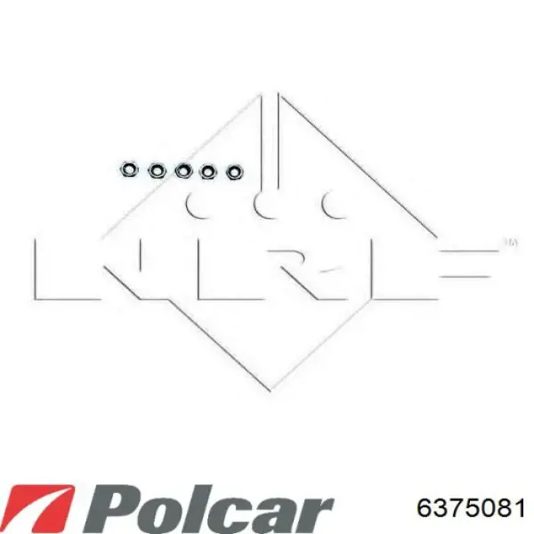 Radiador 6375081 Polcar