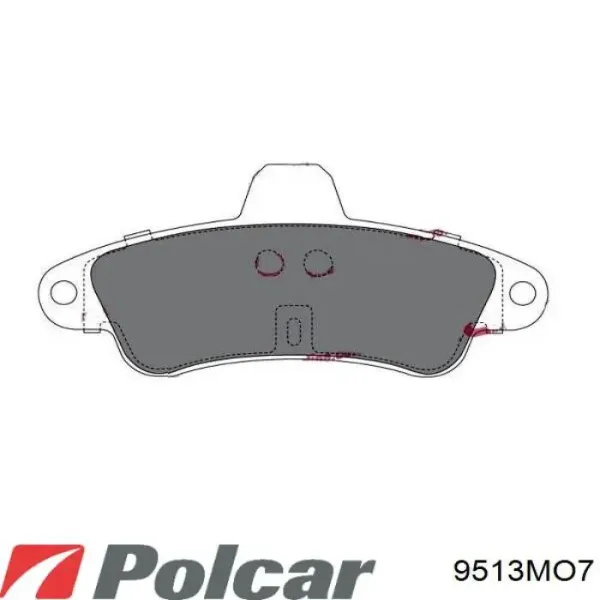 Cárter de aceite del motor 9513MO7 Polcar
