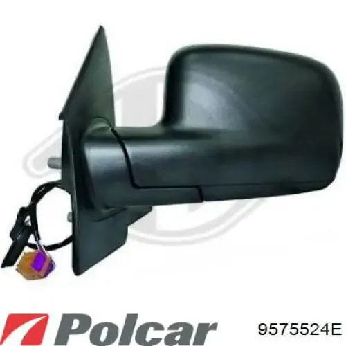 Espejo de retrovisor derecho 9575524E Polcar